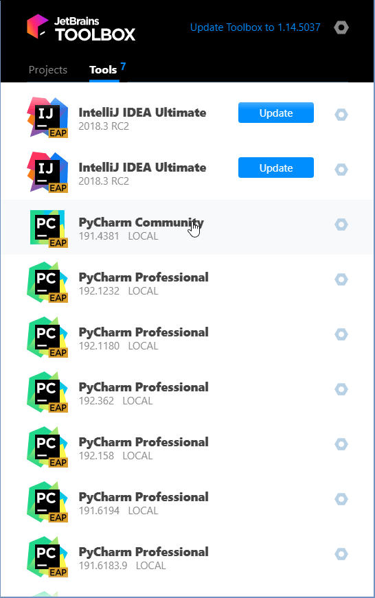 setting up pycharm