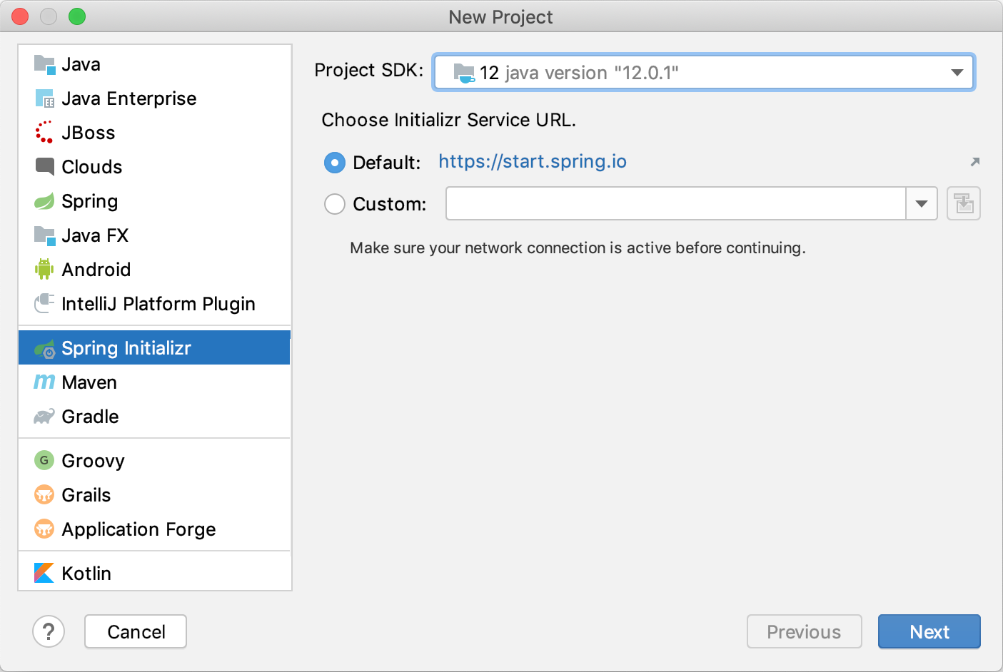 Creating a new Spring Boot project with Reactor