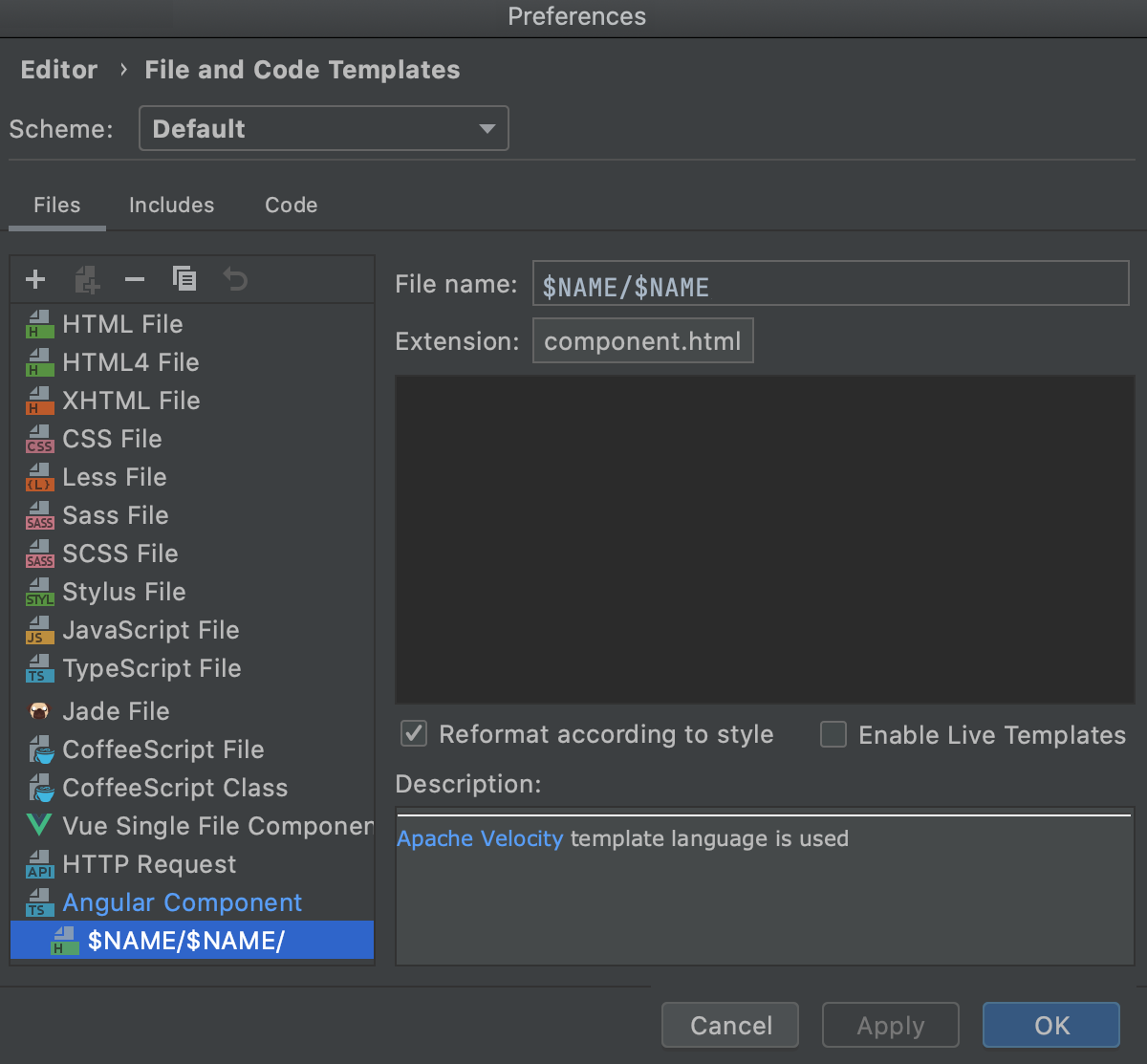 phpstorm angularjs