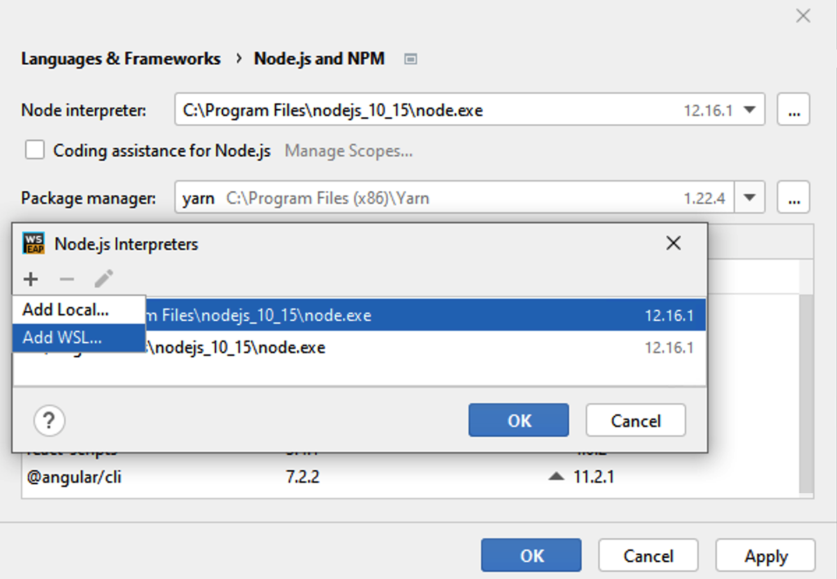 jetbrains webstorm node js