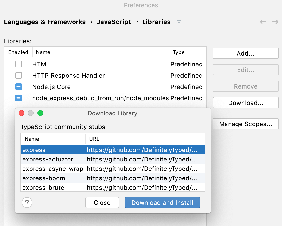 js webstorm community