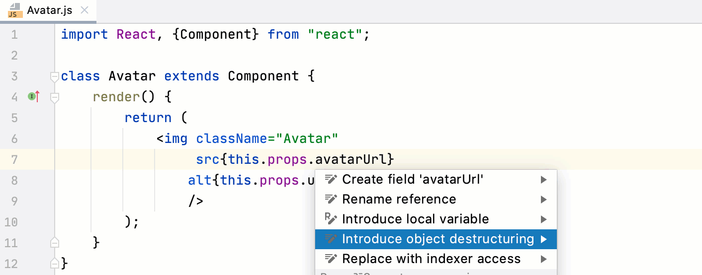 react intellij debug