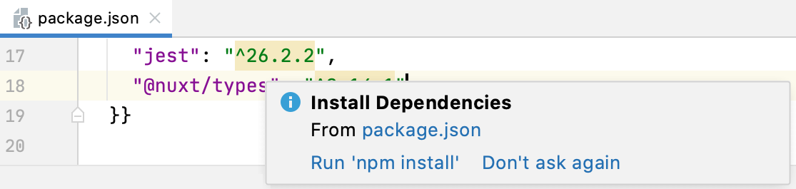 json editor npm