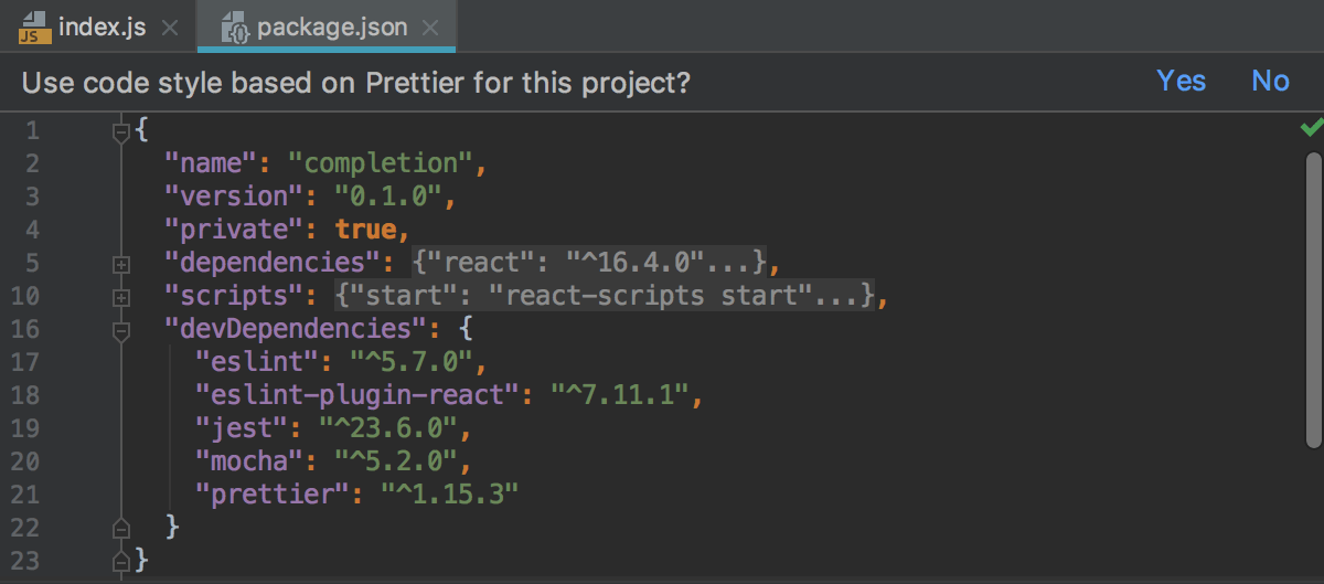 download webstorm prettier on save