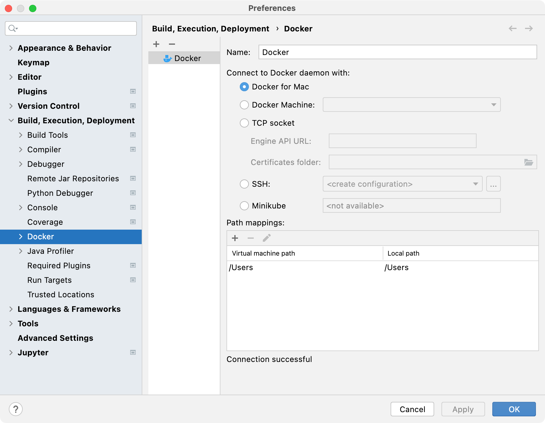 python socket inside docker network host