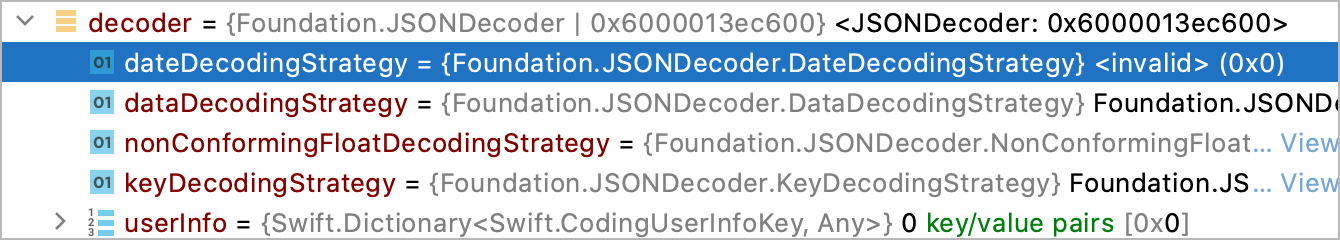 The variable value not displayed The variable value not displayed