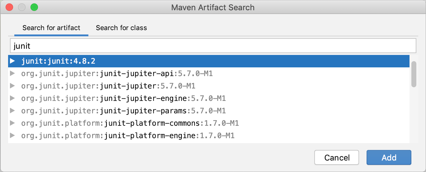 Adding a Maven dependency