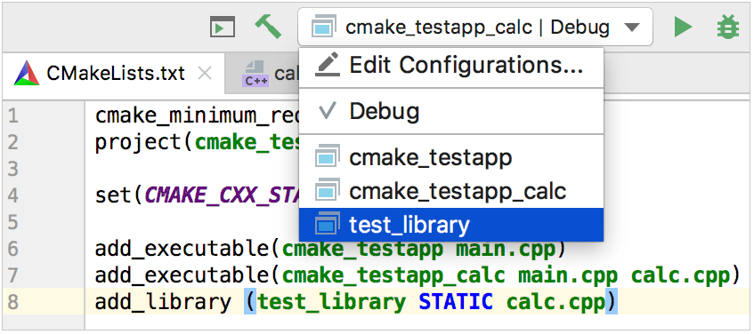 cmake install executable