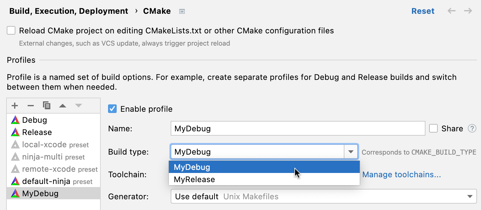 add arguments to cmake install