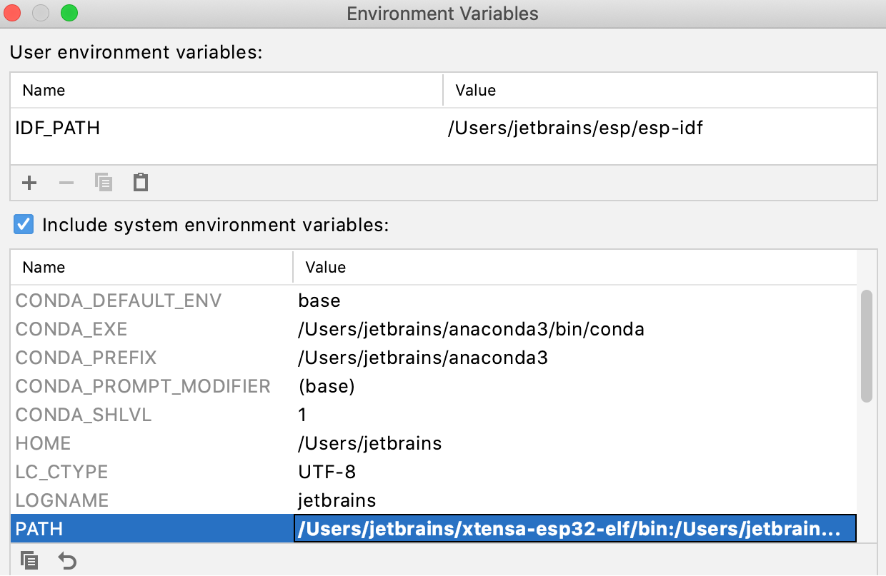 Environment variables for CMake