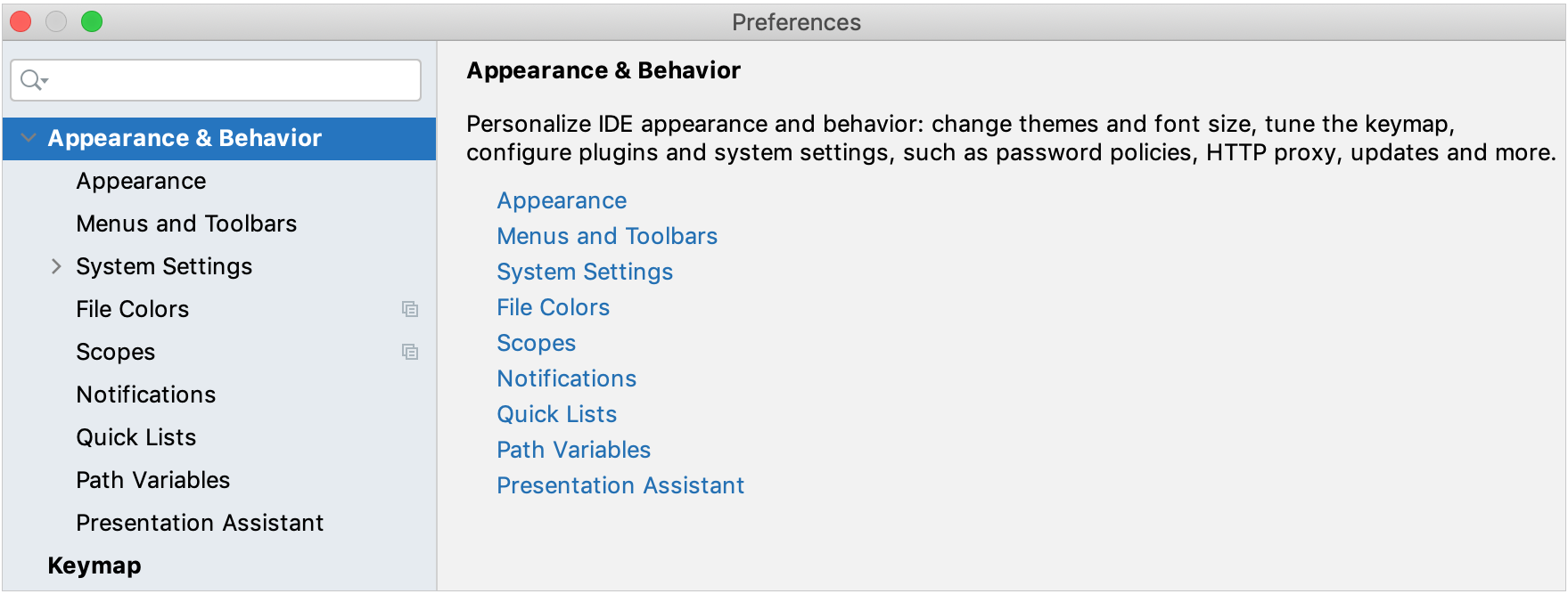 Appearance and Behavior