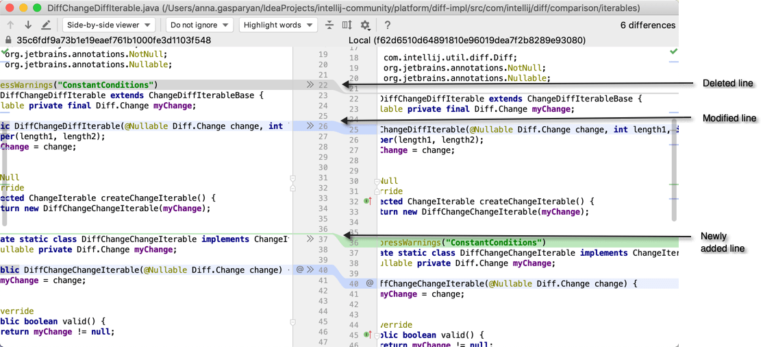 command line file comparison tool