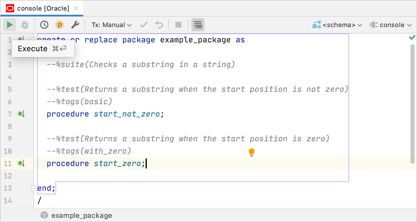 Create a testing package Create a testing package