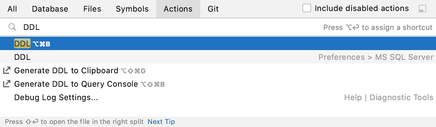 Go to a related symbol