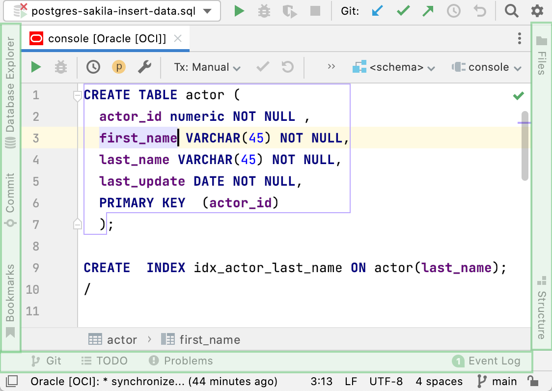 Tool windows bar and buttons Tool windows bar and buttons