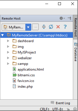 Remote Hosts tool window