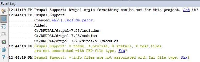 Drupal 事件日志