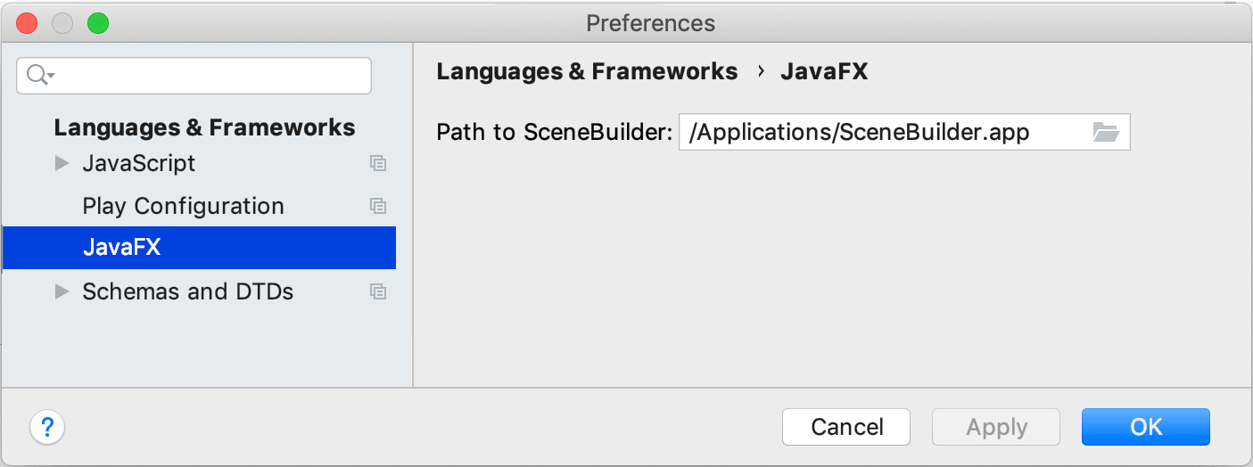 intellij jar javafx