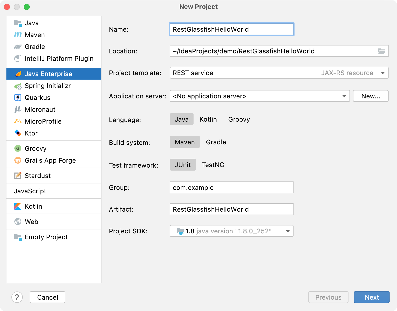 Tutorial: Your first RESTful web service  IntelliJ IDEA