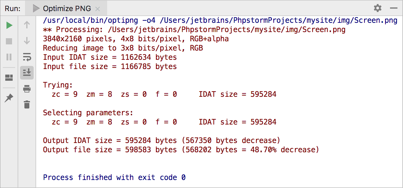 Running External Tool