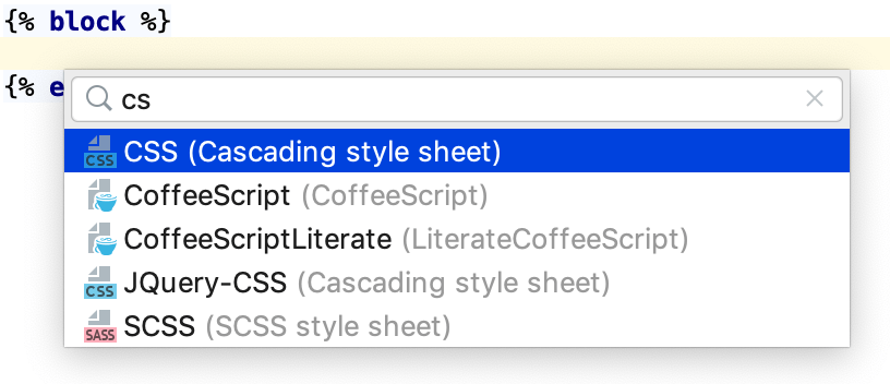 Inject code in a Twig template