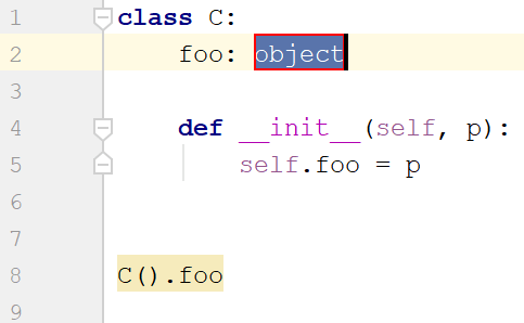 为类属性添加类型提示的示例（Python 3）