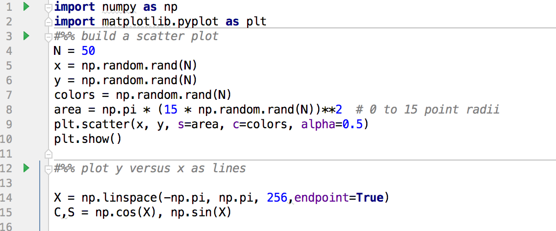 pycharm scientific mode