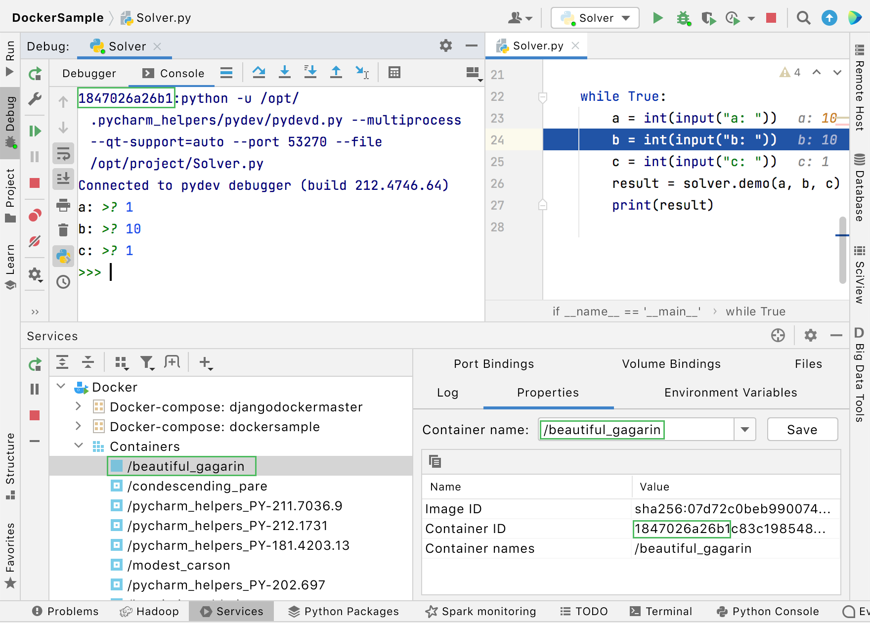 using-a-docker-compose-based-python-interpreter-in-pycharm-kartoza