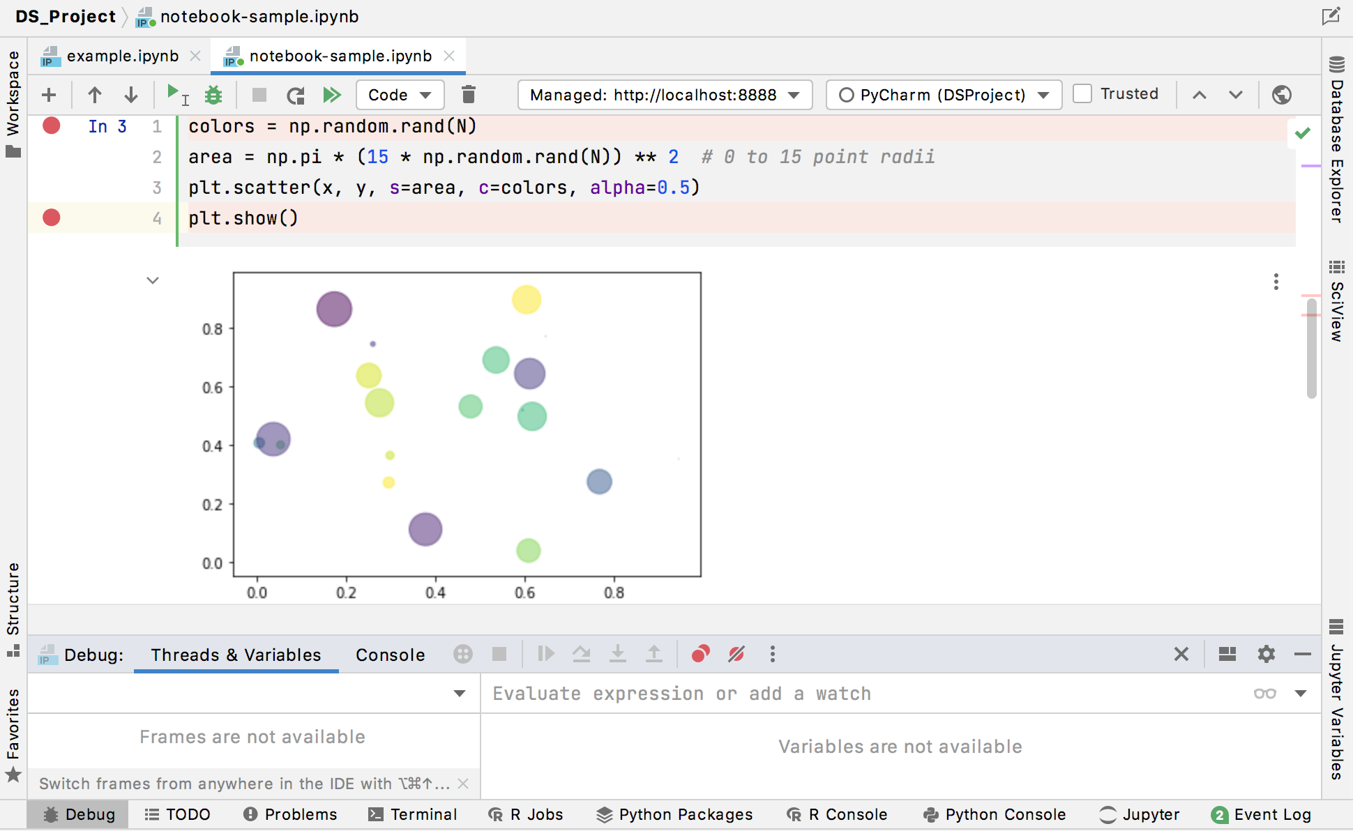 pycharm jupyter