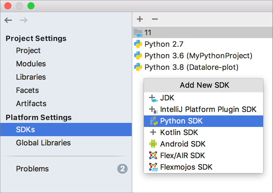 intellij python