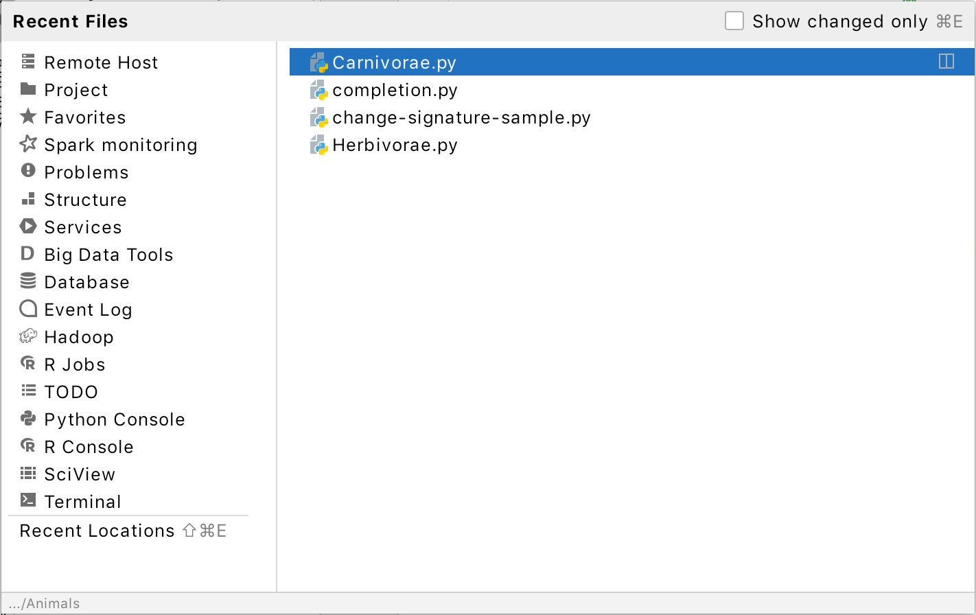 pycharm preferences