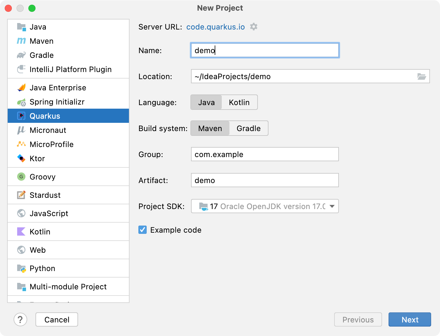 Quarkus | IntelliJ IDEA