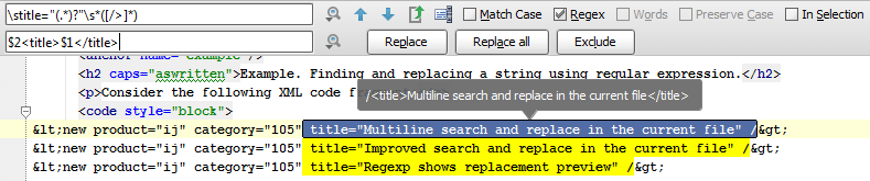 Using Find and replace with Regex groups