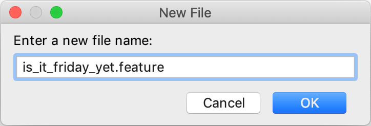 New feature file