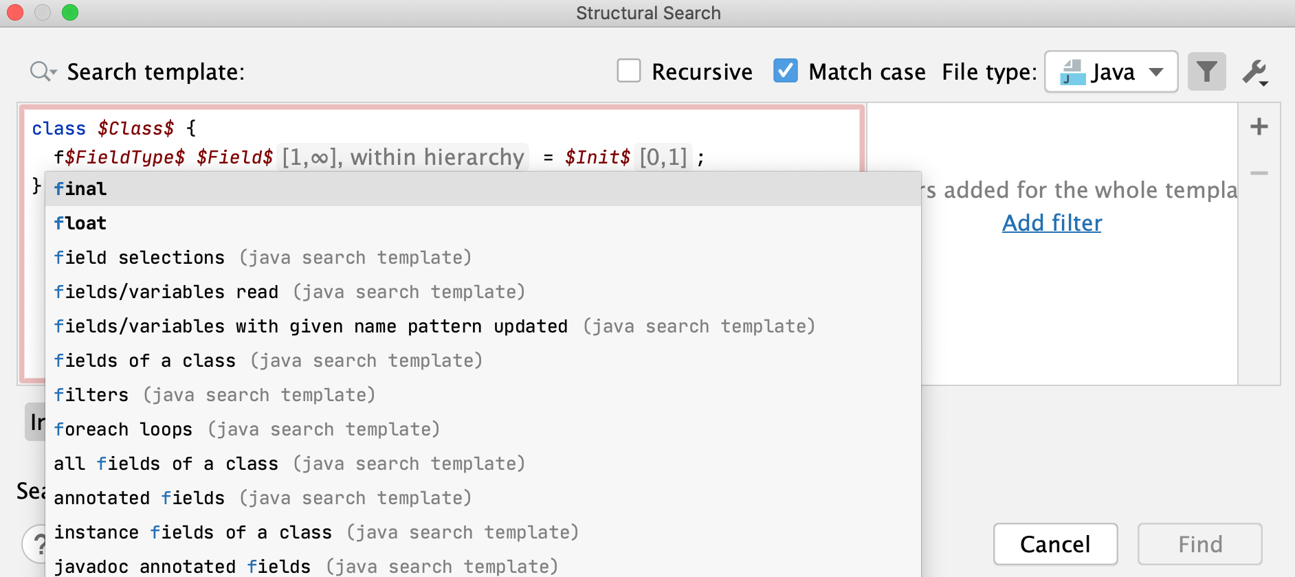 find and replace intellij