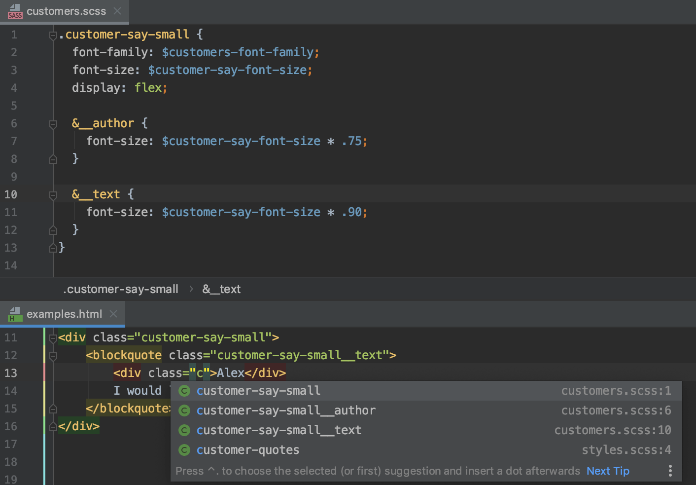 jet brains for javascript css html