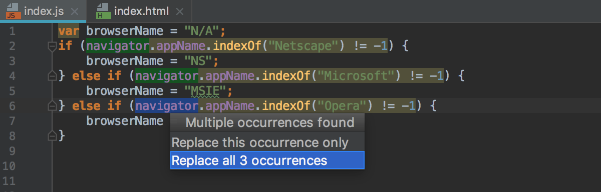 webstorm multiple cursors