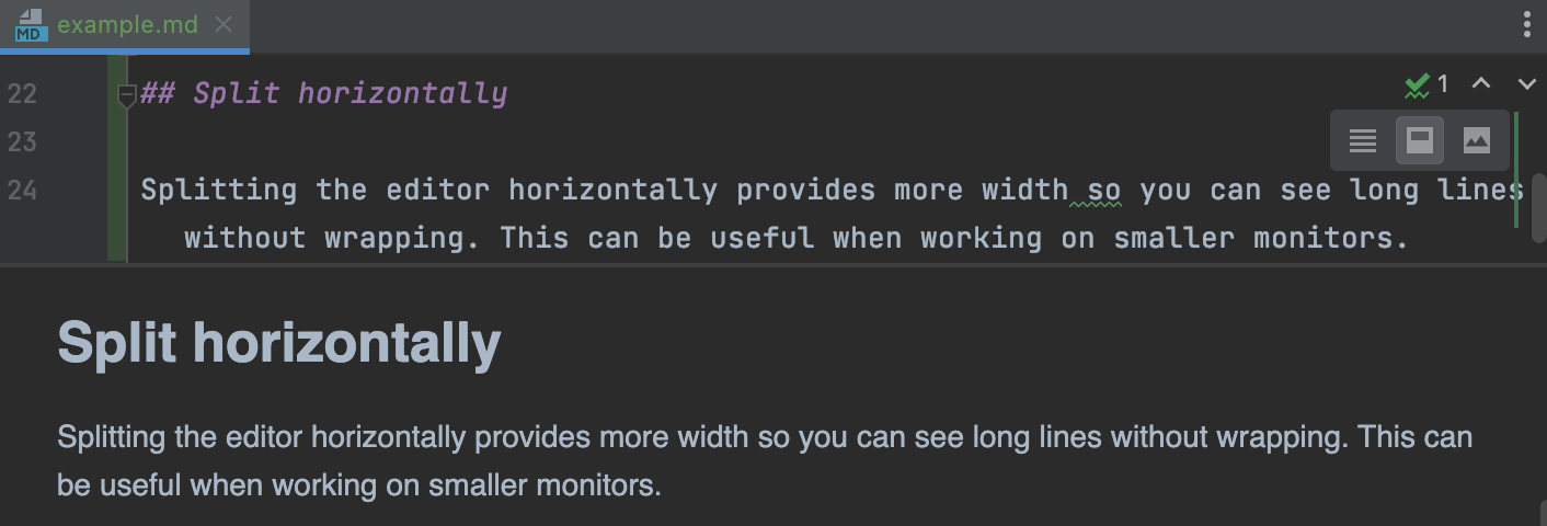 Markdown 编辑器和实时预览窗格