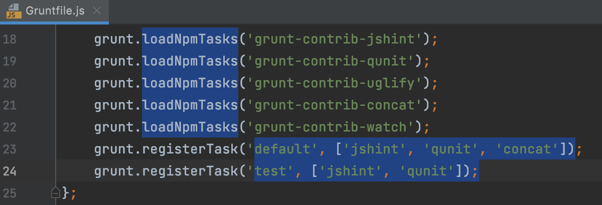 WebStorm：用鼠标选择多个矩形文本片段