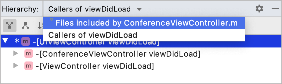 Switching between pinned tabs in the Hierarchy tool window