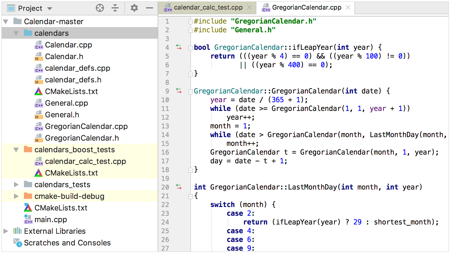 Scope highlighting