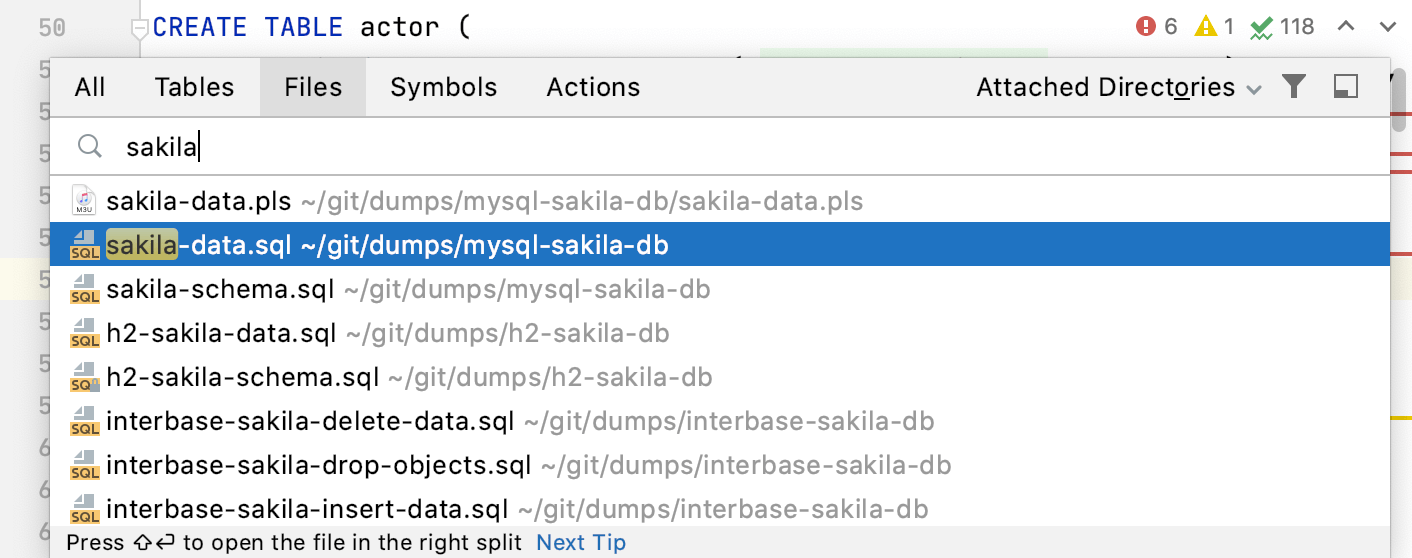 The find file dialog The find file dialog