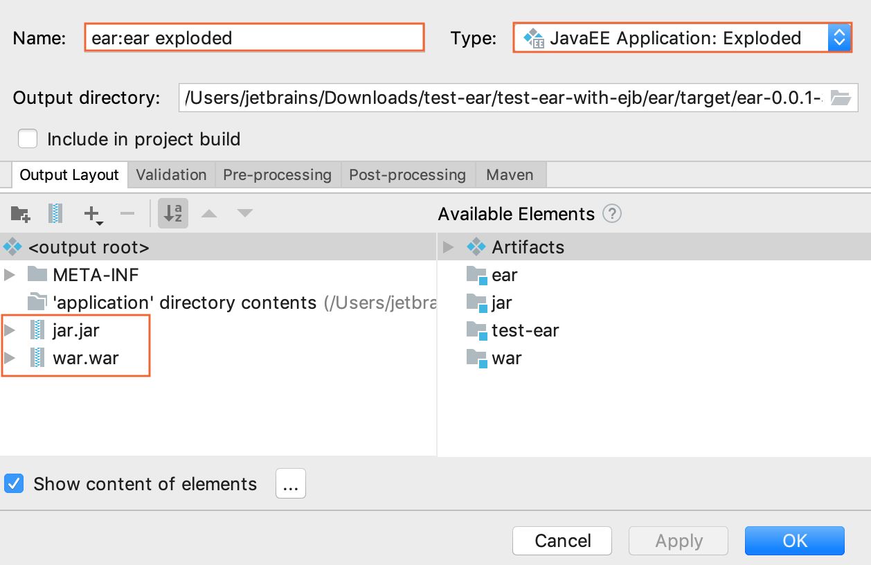 JAR files with dependencies