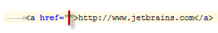 Emmet recognize url off