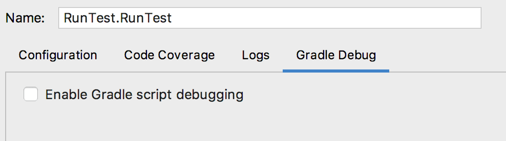 Enable Gradle script debugging