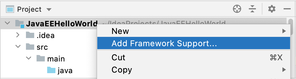 Add Framework Support