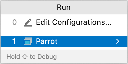 Profiler tutorial run