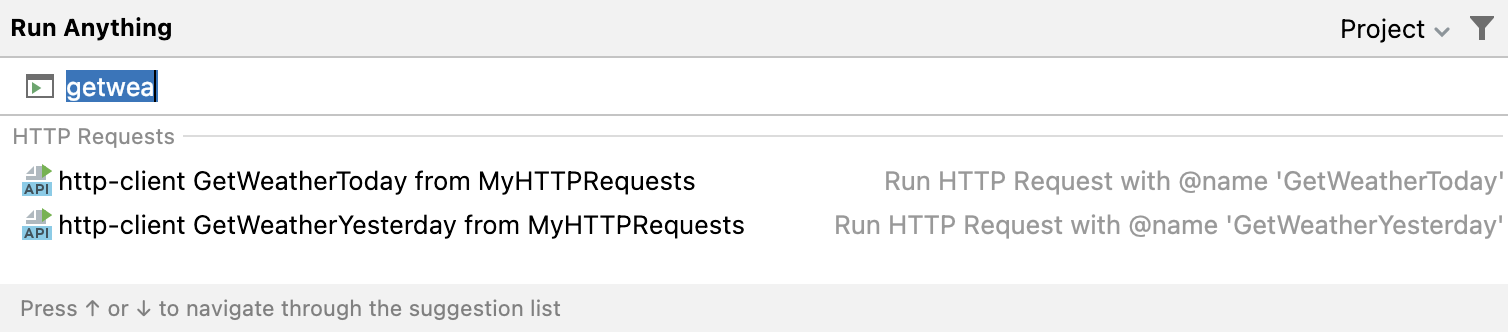 Send HTTP requests