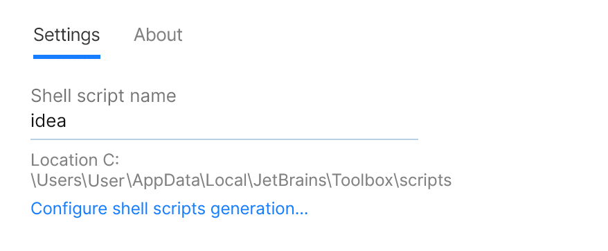 Toolbox App IntelliJ IDEA Ultimate Settings