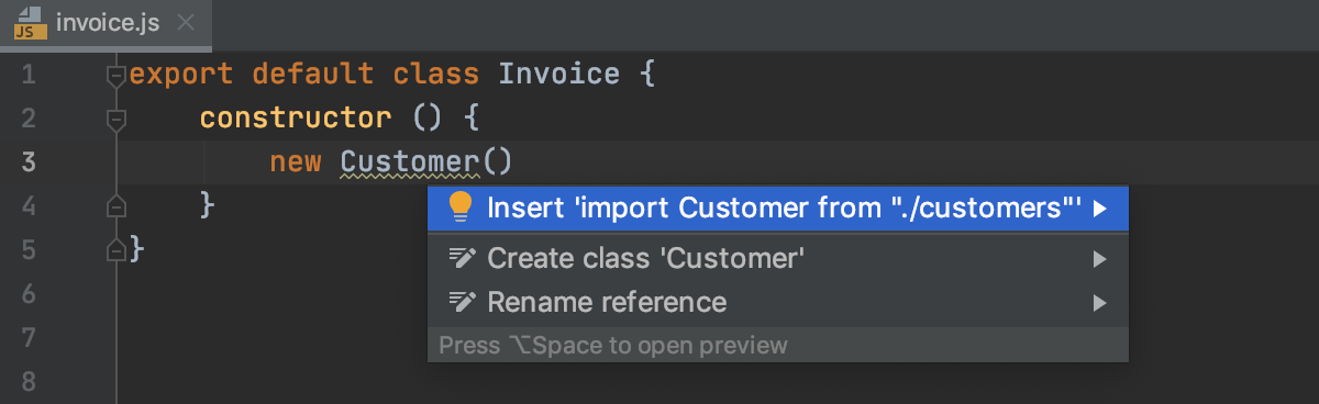 Add ES6 imports on code completion disabled
